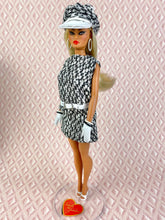 Load image into Gallery viewer, “Glamour A GoGo in Black and White&quot; OOAK Doll, No. 123
